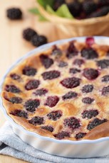 Savory Blackberry Clafoutis