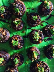 Vegan Stuffed Mushrooms